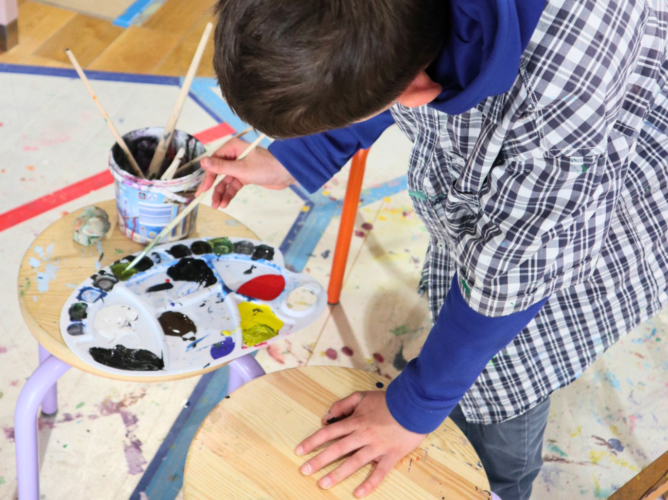 Malerei-Atelier: Portraitmalerei an der Staffelei ab 8 Jahren